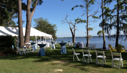 outdoor, waterfront wedding venue