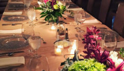 flower centerpieces at The Martinsborough