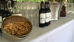 open bar at wedding