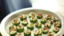 handmade cucumber rolls