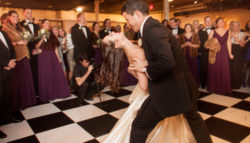 dance floor at wedding