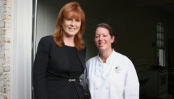owner Allison Thomas with customer