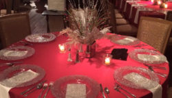 holiday centerpiece at The Martinsborough