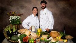 Scarborough Fare Catering owners in chef coats