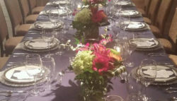 set table at wedding