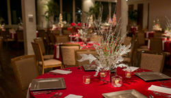 holiday centerpieces at The Martinsborough