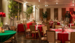 holiday centerpieces at The Martinsborough