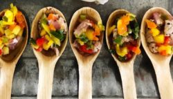 ahi tuna and mango salsa