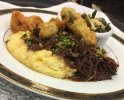 Tempura fried okra
