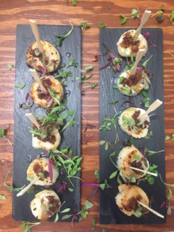 Seared Scallops with Bacon Jam