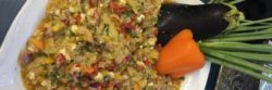 eggplant stew with peppers