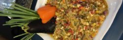 eggplant stew with peppers