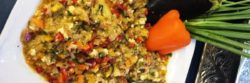 eggplant stew with peppers