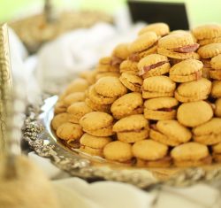 Brown Sugar Glazed Country Ham & Sweet Potato Biscuits