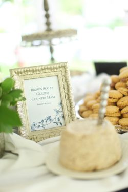 brown sugar glazed country ham and sweet potato ham biscuits