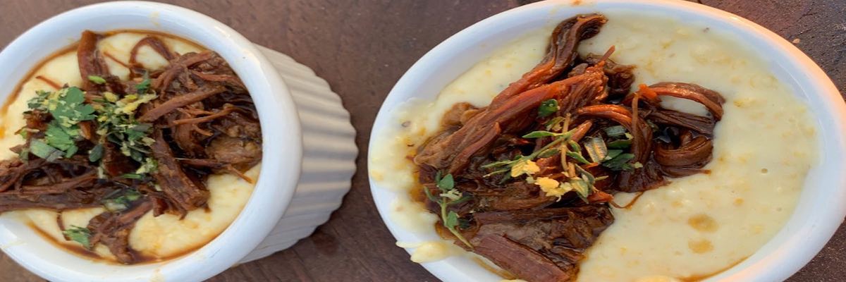 beef ribs over grits