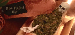 blue collard dip made by scarborough fare catering