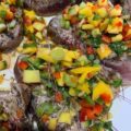 seared tuna with mango salsa