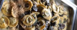 delicious truffle ravioli made by Scarborough Fare Catering