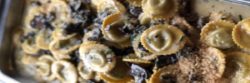 delicious truffle ravioli made by Scarborough Fare Catering