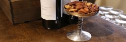 bar nuts and red wine