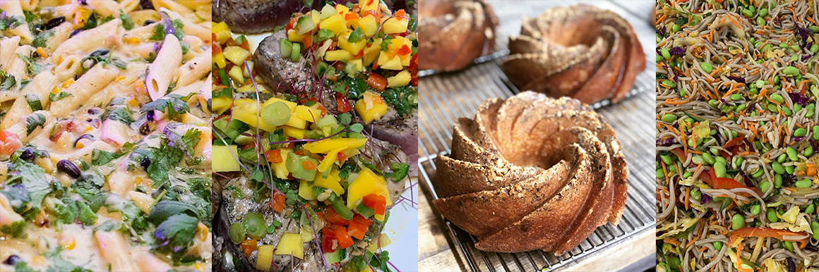 assortment of foods prepared by Scarborough Fare Catering