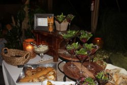 food station at Moroccan-themed wedding