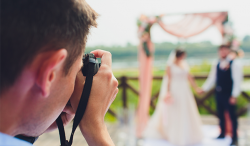 Photographer taking photo - home