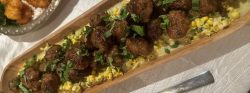 Brown Sugar & Jalapeno Glazed Bacon Meatballs