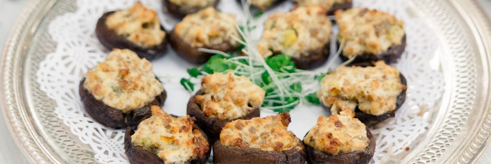 Crab & Gouda Stuffed Mushrooms